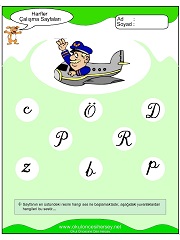 P Sesi Çalışma Sayfaları